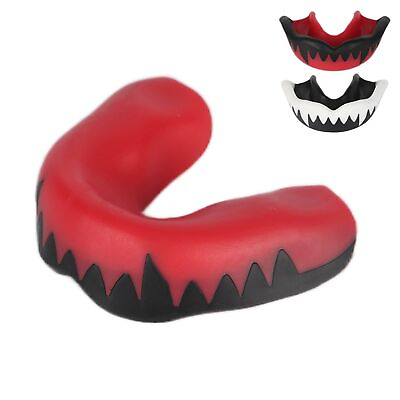 #ad Sports Basketball Football Mouthguard Silicone Athletic Dental Guard For Lac ABE $6.40