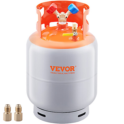 #ad #ad VEVOR Refrigerant Recovery Reclaim 30 LBS Cylinder Tank 400 PSI Liquid Y Valve $59.99