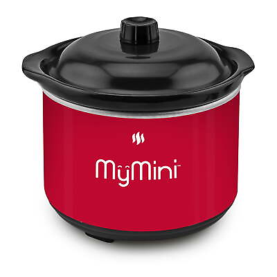 #ad MyMini Dipping Pot Food Warmer Red 5.9quot; x 5.9quot; 2.4lb $11.88
