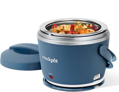 #ad Electric Lunch Box Crock Pot Portable Electric Food Warmer 20oz w Carry Handle $21.00
