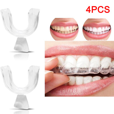 4Pcs Silicone Night Mouth Guard for Teeth Clenching Grinding Dental Mouth fw C $2.72