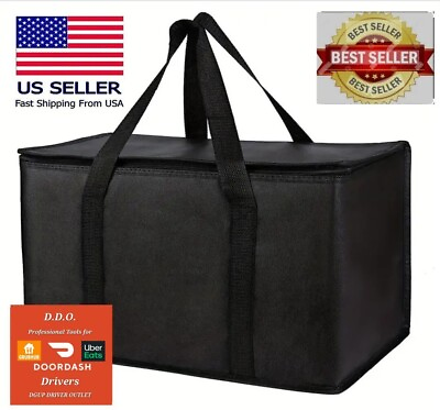 #ad A Insulated Delivery Hot Bag Catering Large Order L20xW10xH13quot; $17.95