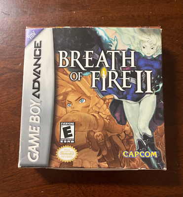 #ad Breath of Fire II Nintendo Game Boy Advance GBA 2002 Complete Game w Box $84.99