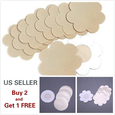 5 10 Pcs of Invisible Breast Pasties Adhesive Nipple Cover Sticker Pads $3.59
