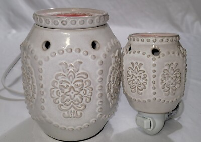 #ad #ad 2 Pack Porcelain Oil Warmers Wall And Tabletop Versions #F22 10 $20.99