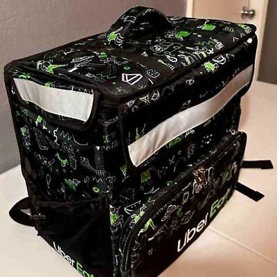 #ad Uber Eats Insulated Delivery Bag Limited edition Artist Series Designs Sophia $250.00