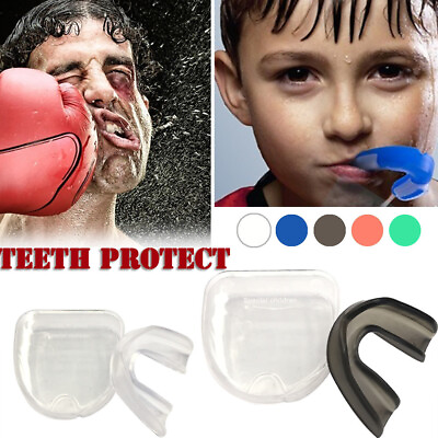 #ad Mouth Guard BoxingYouth Mouth Guard WrestlingGum Guard Teeth Armor Game Guard $7.53