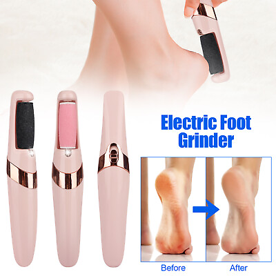 Professional Electric Foot Grinder File Callus Dead Skin Remover Pedicure Tools $10.98
