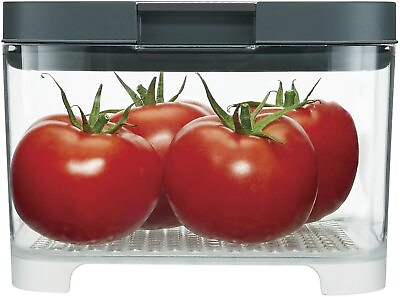 Rubbermaid FreshWorks Countertop Food Storage Produce Saver Clear Grey 10.8 Cups $17.49