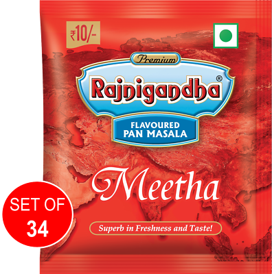 #ad #ad Rajnigandha Meetha Pan Masala Premium Flavored Mouth Freshener 2.75g Pouch Sets $69.99
