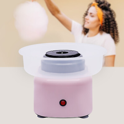 #ad Electric Candy Floss Maker Cotton Candy Machine with Sugar Scoop Home Commercial $32.00