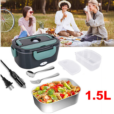 #ad 60W Upgrade Electric Lunch Box Food Heater Car Office Warmer Heated Lunch Boxes $12.99