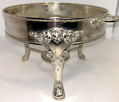 #ad Gorham Chantilly Chafing Dish Stand Server Silver Plate Stand Only Marked $49.99
