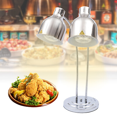 #ad Commercial Heat Lamp Food Warmer Stand 2 Bulbs french Fried Food Warmer 250W USA $179.55