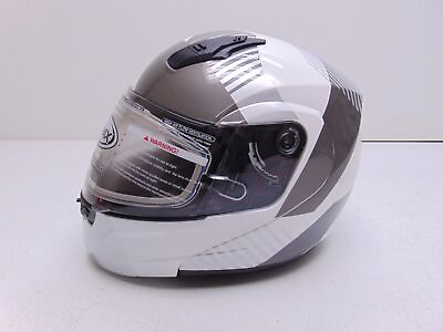 #ad #ad GMAX MD 04S Modular Reserve Snow Helmet White Silver Large $59.99