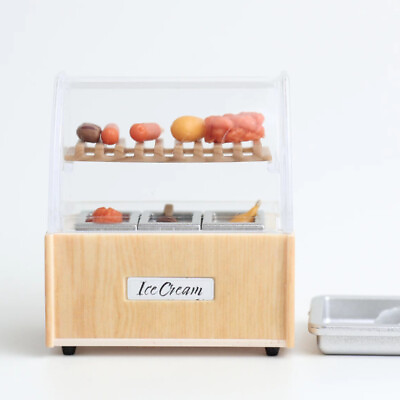 1SET 1:24 Scale Dollhouse Miniature Food Store BBQ Cabinet Plastic Accessories $10.59