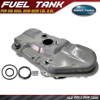 #ad 14.2 Gallons Silver Fuel Tank for Kia Soul 2010 2011 2012 2013 L4 1.6L L4 2.0L $212.99