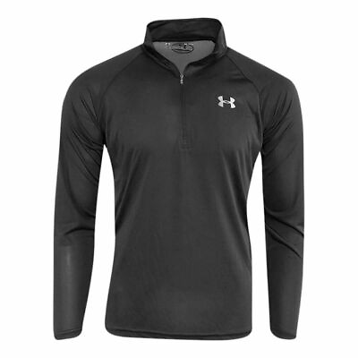 New With Tags Men#x27;s Under Armour 1 2 Zip Tech Muscle Pullover Long Sleeve Shirt $27.97