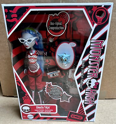 #ad #ad 2024 Monster High Ghoulia Yelps Creeproduction Fashion Doll DAMAGED BOX $46.99