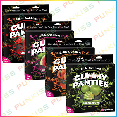 Edible Crotchless Panties💋Gummy Candy Lingerie Fruit Flavored Undies Date Night $12.88