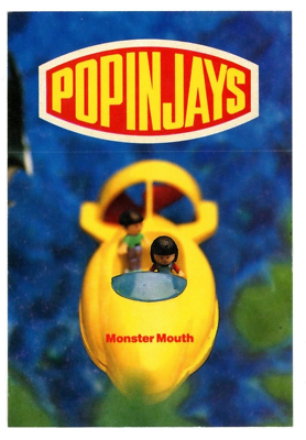 #ad #ad Poppinjays Monster Mouth Sticker 1992 EX MT $10.00