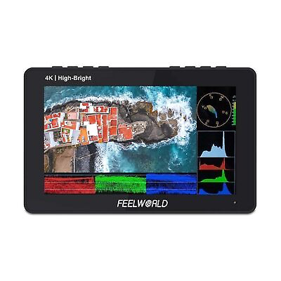 #ad F5 Prox 5.5 Inch 1600Nit High Bright Touch Screen Dslr Camera Field Monitor 4K $251.99