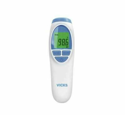 #ad NEW Vicks No Touch 3 in 1 Thermometer Measures Forehead Food amp; Bath temperature $9.99