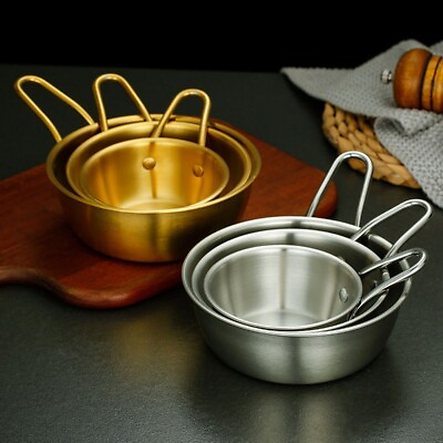 #ad Stainless Steel Bowl Rice Wine Bowl Dinnerware Food Sauce Cup For Chefs Bakers $13.07