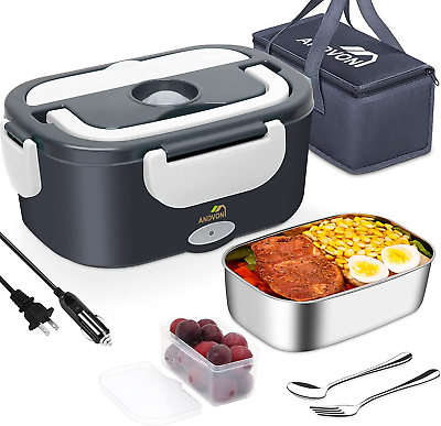 #ad Electric Lunch Box 60W Food Heater 3 In 1 Portable Food Warmer Lunch Box $35.99