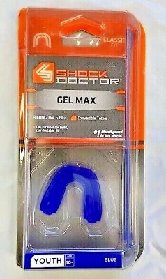 #ad Shock Doctor Gel Max Mouth Guard Convertible Youth amp;Adult Gum Mouth Piece $12.00