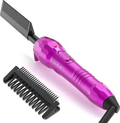 #ad #ad Pink Hot Comb Electric for Wigs:Luar Electric Hot Comb for Lace Front WigsPress $24.99
