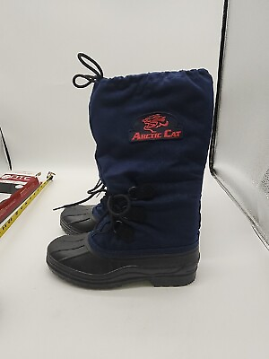 #ad Arctic Cat Snowmobile Boots Size 8 Great Condition Wool Liner EUC $28.68