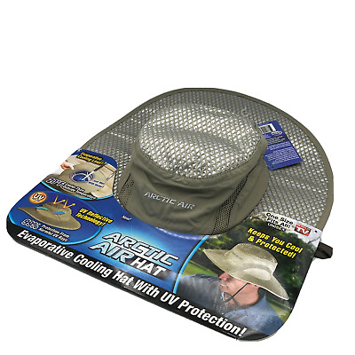 Artic Air 250572 as Seen on TV Arctic Evaporative Cooling Hat NEW UV Protection $18.99
