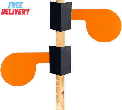#ad 6quot; X 3 8quot; AR500 Dueling Tree Paddle Steel Target Set for Use with 2X4 Board $99.14