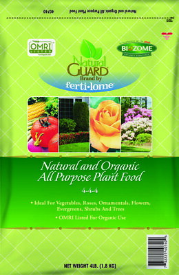 #ad Fertilome Natural Guard Natural and Organic All Purpose Plant Food 4 4 4 4lbs $13.99