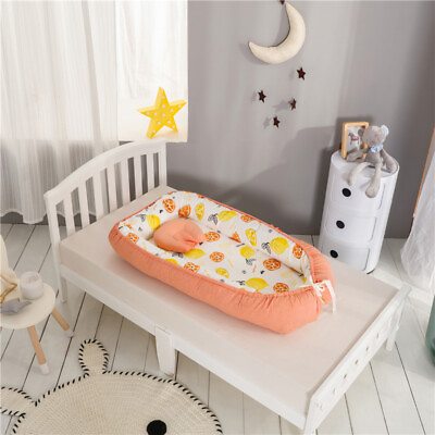 Baby Nest Bed with Quilt amp; Pillow Baby Portable Lounger Newborn Infant Bassinet $39.99
