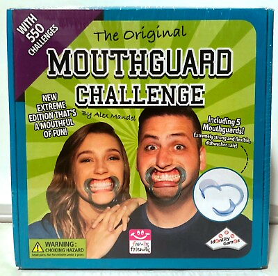 #ad The Original Mouthguard Challenge Game with 550 Challenges 5 Mouth Guards $14.84