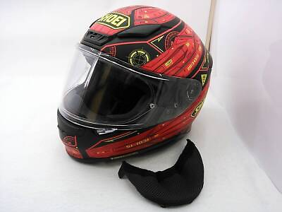 #ad SHOEI Full Face Helmet Color Orange Size M Limited to Orders Good Condition $432.60