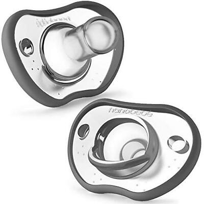 #ad Nanobebe Baby Pacifiers 0 3 Month Orthodontic Curves Comfortably with Face $7.79