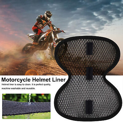 #ad #ad Universal Helmet Inner Protection Pad Breathable Shockproof Interior Mesh Pad $7.10