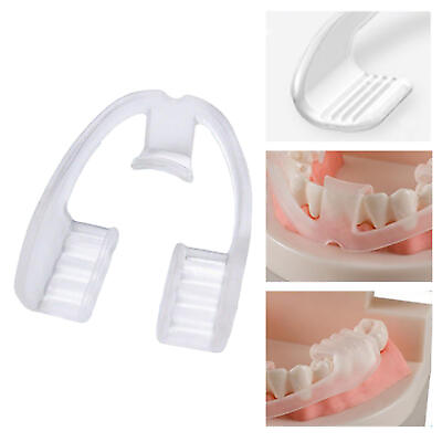 #ad 2 Pieces Silicone Mouth Guard Night Teeth Clenching Grinding Sleep Dental Bite $7.82