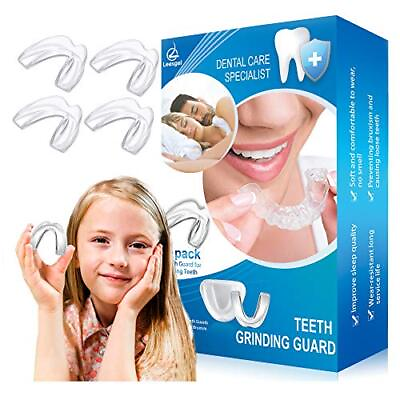 #ad Kids Mouth Guard for Grinding Teeth Pack of 4 Night Sleep Teeth Guards Elim... $27.26