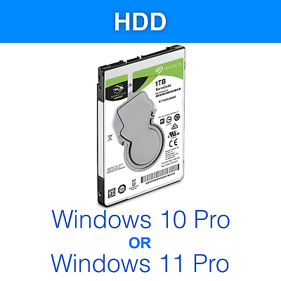 #ad 1TB HDD 2.5quot; SATA Hard Drive Laptop with Windows 10 11 Pro Installed $18.99