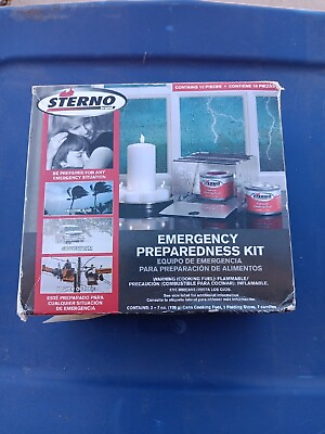 Sterno Emergency Food Warming Cooking Kit New $25.00