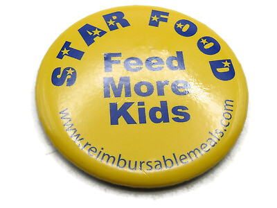 #ad Star Food Button Feed More Kids $19.99