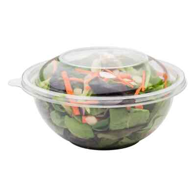 #ad Karat 32oz PET Plastic Salad Bowl Lids 300 ct FP BRL185 PET $59.25