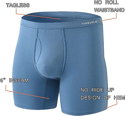 #ad Mens Briefs Boxer Anti Chafing Support Pouch Underwear With Flap For Balls $14.43