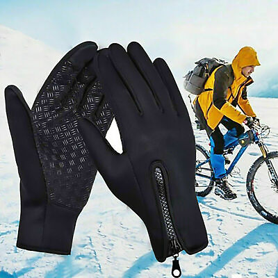 30℃ Waterproof Winter Warm Ski Gloves Thermal Touch Screen Motorcycle Snow Men $8.27