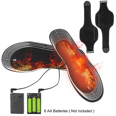 #ad #ad Electric Heated Shoe Insoles Sock Pads Foot Warmer Feet USB Rechargeable Winter $14.95