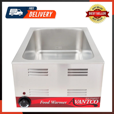 #ad Food Warmer Full Size Electric Durable stainless steel water well $103.83